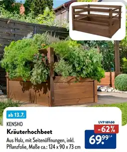 Aldi Süd KENSHO Kräuterhochbeet Angebot