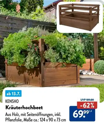 Aldi Süd KENSHO Kräuterhochbeet Angebot