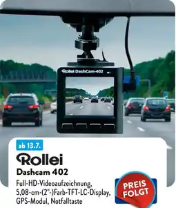 Aldi Süd Rollei Dashcam 402 Angebot
