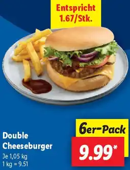 Lidl Double Cheeseburger Angebot