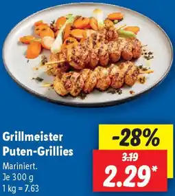 Lidl Grillmeister Puten-Grillies Angebot
