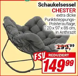CENTERSHOP Schaukelsessel CHESTER Angebot