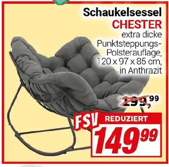 CENTERSHOP Schaukelsessel CHESTER Angebot