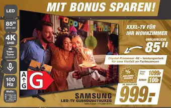 K+B Expert SAMSUNG LED-TV GU85DU8079UXZG Angebot