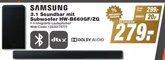 K+B Expert SAMSUNG 3.1 Soundbar mit Subwoofer HW-B660GF/ZG Angebot