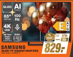 K+B Expert SAMSUNG QLED-TV GQ65Q74DATXZG Angebot
