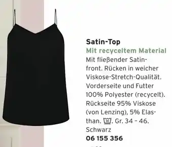 Tchibo Satin Top Angebot