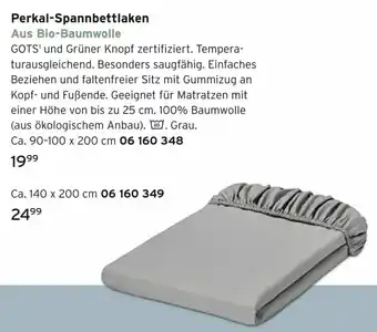 Tchibo Perkal Spannbettlaken Angebot