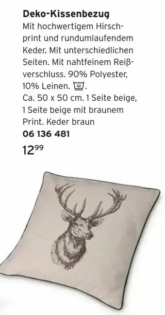 Tchibo Deko Kissenbezug Angebot