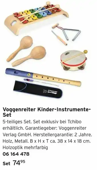 Tchibo Voggenreiter Kinder Instrumente Set Angebot