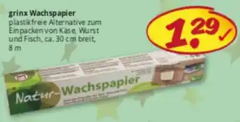 PicksRaus Grinx Wachspapier Angebot