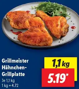Lidl Grillmeister Hähnchen Grillplatte Angebot