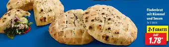 Lidl Fladenbrot mit Kümmel und Sesam Angebot