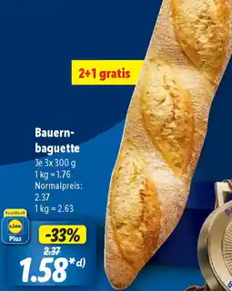 Lidl Bauernbaguette Angebot