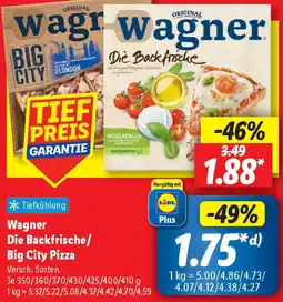 Lidl Wagner Die Backfrische/ Big City Pizza Angebot