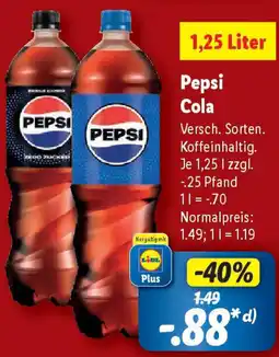 Lidl Pepsi Cola Angebot