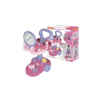 Netto Marken-Discount Polesie Kinder Friseursalon-Wagen, 36629 mit Spiegel, Kamm, Föhn, Parfum, Bürste Angebot