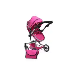 Netto Marken-Discount Puppenwagen Bella 9695 Puppenkorb Sonnendach und Schiebegriff verstellbar Tasche Angebot