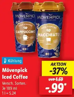 Lidl Mövenpick Iced Coffee Angebot