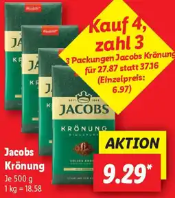 Lidl Jacobs Krönung Angebot