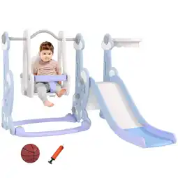 Netto Marken-Discount AIYAPLAY Kinderschaukel mit Rutsche Kunststoff Angebot