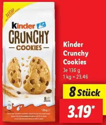 Lidl Kinder Crunchy Cookies Angebot