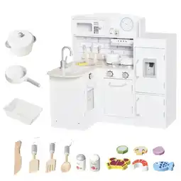 Netto Marken-Discount HOMCOM Kinderküche Kiefernholz, MDF Angebot