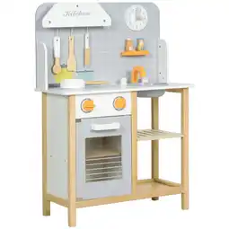 Netto Marken-Discount AIYAPLAY Kinderküche MDF, Kiefern-Mehrschichtplatte Angebot