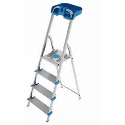 toom Baumarkt Trittleiter 'Atlantica' Aluminium 4 Stufen 153 cm Angebot
