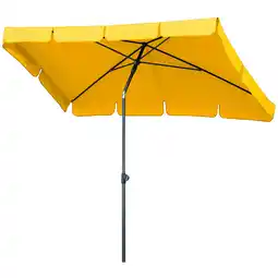 toom Baumarkt Schneider Rechteckschirm 'Aquila' goldgelb 225 x 120 cm Angebot