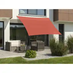toom Baumarkt Schneider Sonnensegel 'Teneriffa' terracotta 360 x 360 cm Angebot