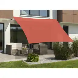 toom Baumarkt Schneider Sonnensegel 'Teneriffa' terracotta 500 x 500 cm Angebot