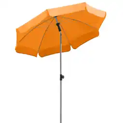 toom Baumarkt Schneider Sonnenschirm 'Locarno' mandarine Ø 150 cm Angebot