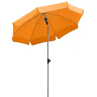 toom Baumarkt Schneider Sonnenschirm 'Locarno' mandarine Ø 150 cm Angebot
