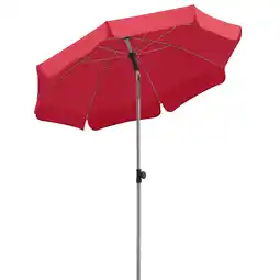 toom Baumarkt Schneider Sonnenschirm 'Locarno' rot Ø 150 cm Angebot