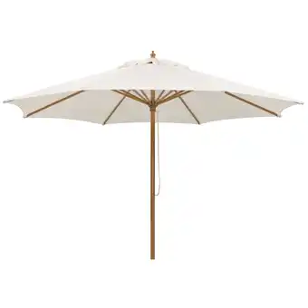 toom Baumarkt Schneider Marktschirm 'Malaga' naturfarben Ø 300 cm Angebot