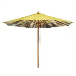 toom Baumarkt Schneider Marktschirm 'Malaga' forest/gelb Ø 300 cm Angebot