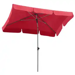 toom Baumarkt Schneider Rechteckschirm 'Locarno' rot 180 x 120 cm Angebot