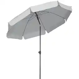toom Baumarkt Schneider Sonnenschirm 'Aquila' silbergrau Ø 200 cm Angebot