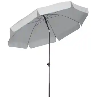 toom Baumarkt Schneider Sonnenschirm 'Aquila' silbergrau Ø 200 cm Angebot