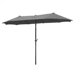 toom Baumarkt Schneider Rechteckschirm 'Salerno' anthrazit 300 x 150 cm Angebot
