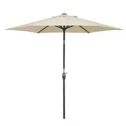 toom Baumarkt Schneider Marktschirm 'Bilbao' naturfarben Ø 220 cm Angebot