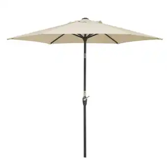 toom Baumarkt Schneider Marktschirm 'Bilbao' naturfarben Ø 220 cm Angebot