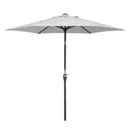 toom Baumarkt Schneider Marktschirm 'Bilbao' silbergrau Ø 220 cm Angebot