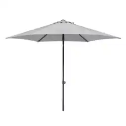 toom Baumarkt Schneider Marktschirm 'Sevilla' silbergrau Ø 270 cm Angebot