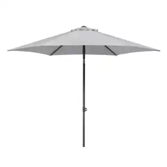 toom Baumarkt Schneider Marktschirm 'Sevilla' silbergrau Ø 270 cm Angebot