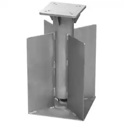 toom Baumarkt Universal-Bodenanker silbern 16 x 16 x 45 cm Angebot