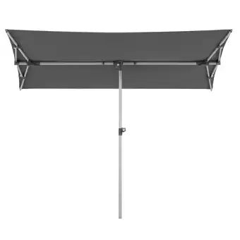 toom Baumarkt Schneider Balkonschirm 'Novara' anthrazit 140 x 190 cm Angebot