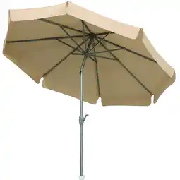 toom Baumarkt Schneider Marktschirm 'Orlando' naturfarben Ø 270 cm Angebot