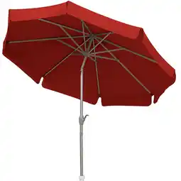 toom Baumarkt Schneider Marktschirm 'Orlando' rot Ø 270 cm Angebot